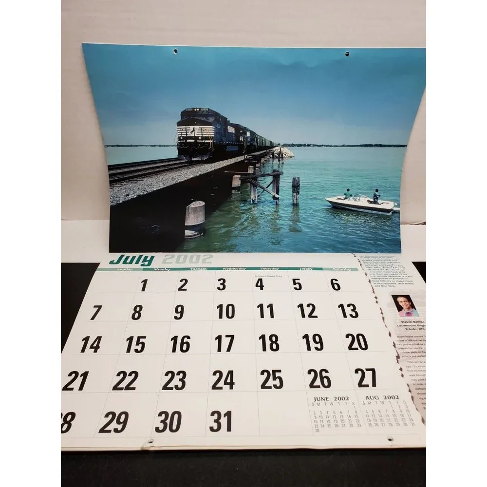 2002 Norfolk‎ Southern Railroad Calendar - Oversize